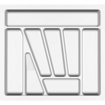 Лоток для столових приборів 600 білий Verso 50