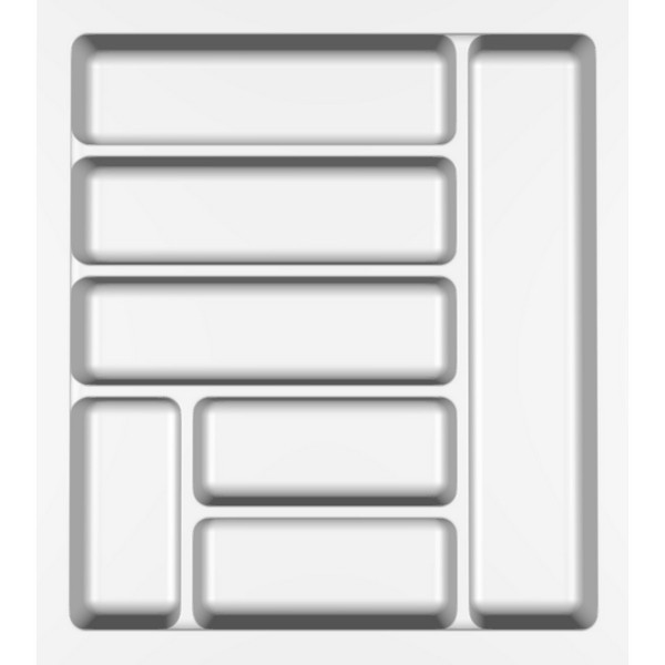 Лоток для столових приборів 500 білий Variant 50