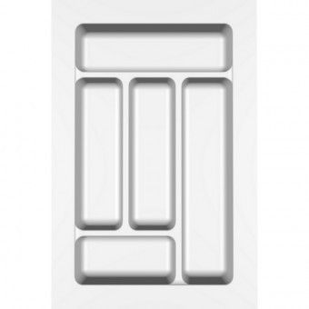 Лоток для столових приборів 400 білий Standard 45