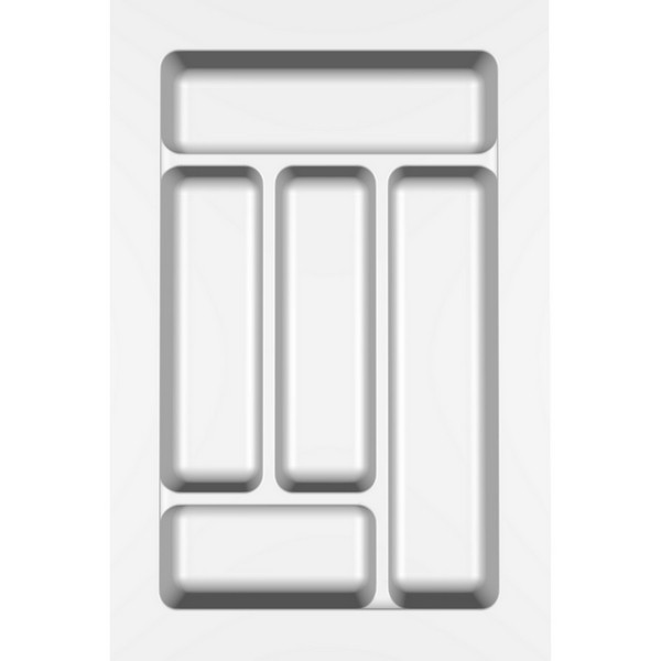 Лоток для столових приборів 400 білий Standard 45