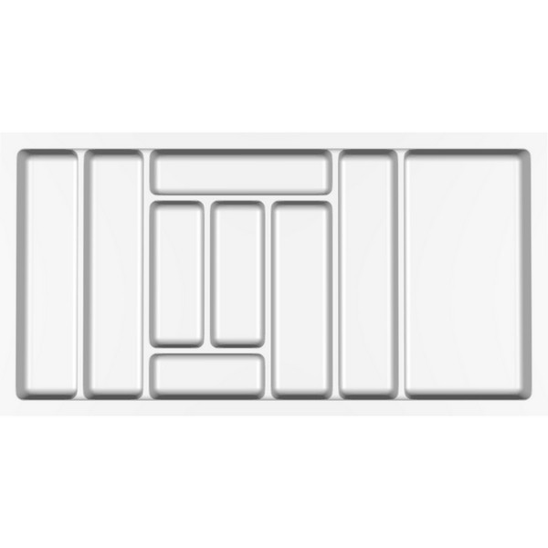 Лоток для столових приборів 900 білий Standard 45