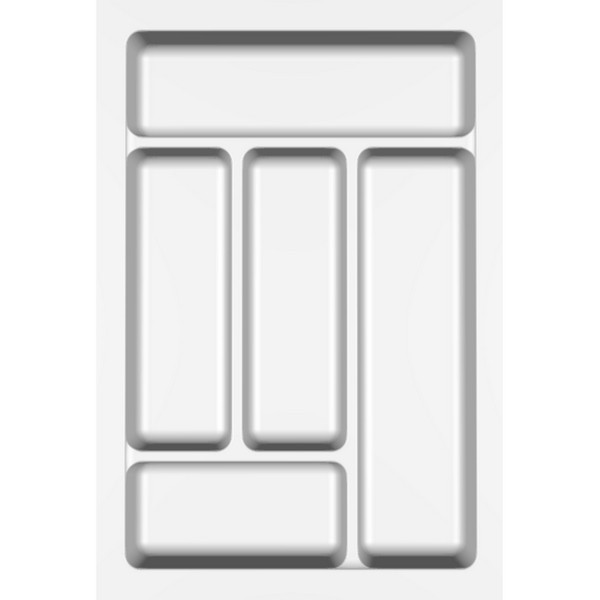 Лоток для столових приборів 400 білий Standard 50