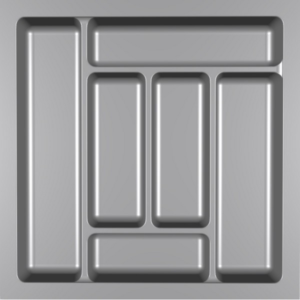 Лоток для столових приборів 500 сірий Standard 45