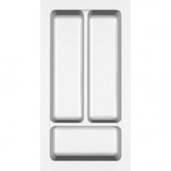Лоток для столових приборів 300 білий Standard 45