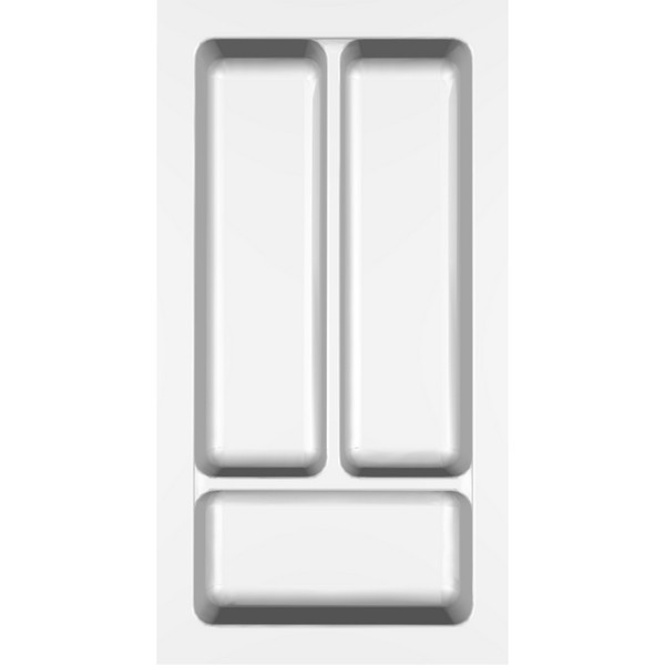 Лоток для столових приборів 300 білий Standard 45