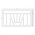 Лоток для столових приборів 900 білий Verso 50