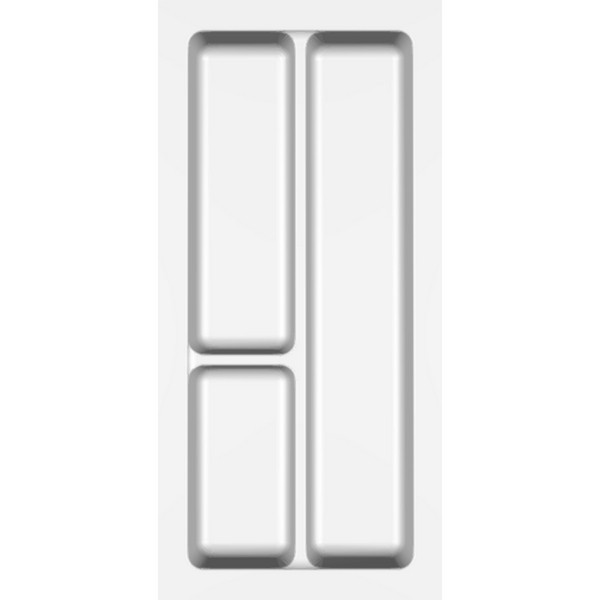 Лоток для столових приборів 300 білий Standard 50