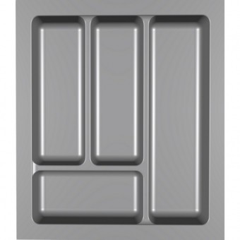 Лоток для столових приборів 400 сірий Standard 40