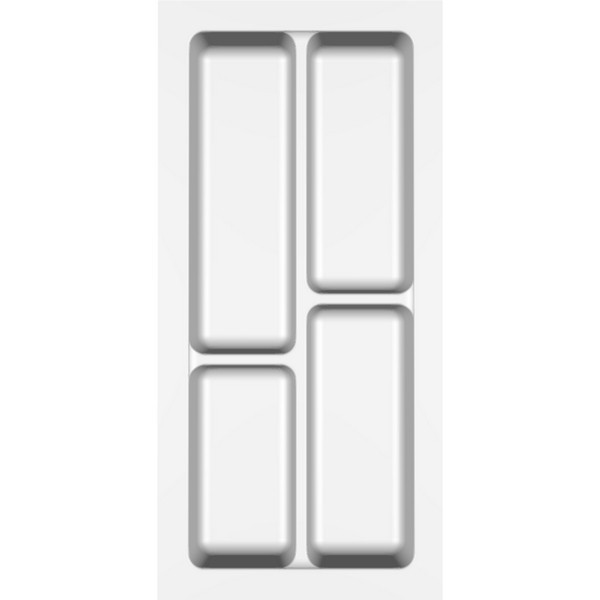 Лоток для столових приборів 300 білий Variant 50