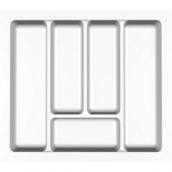 Лоток для столових приборів 500 білий Standard 40