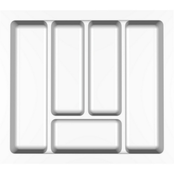 Лоток для столових приборів 500 білий Standard 40