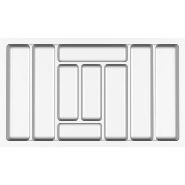 Лоток для столових приборів 800 білий Standard 45
