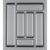 Лоток для столових приборів 450 сірий Standard 45