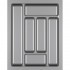 Лоток для столових приборів 450 сірий Standard 50