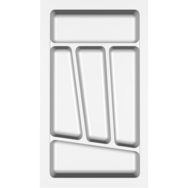 Лоток для столових приборів 350 білий Verso 50