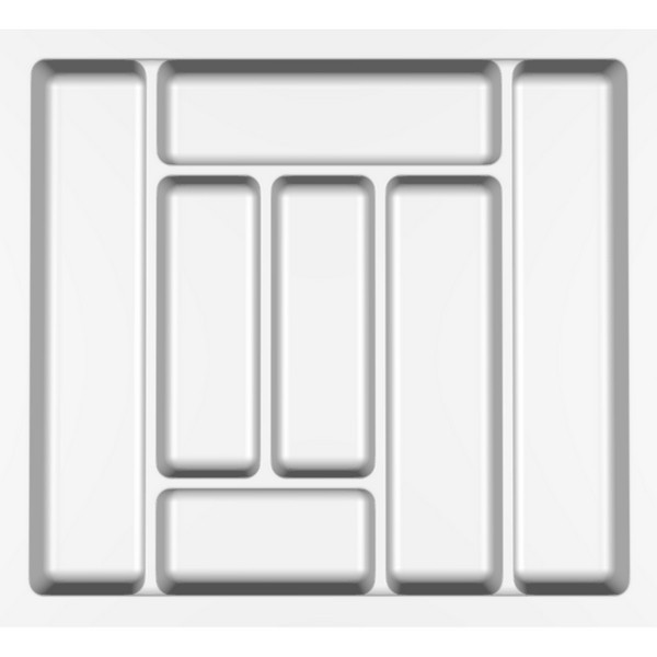 Лоток для столових приборів 600 білий Standard 50